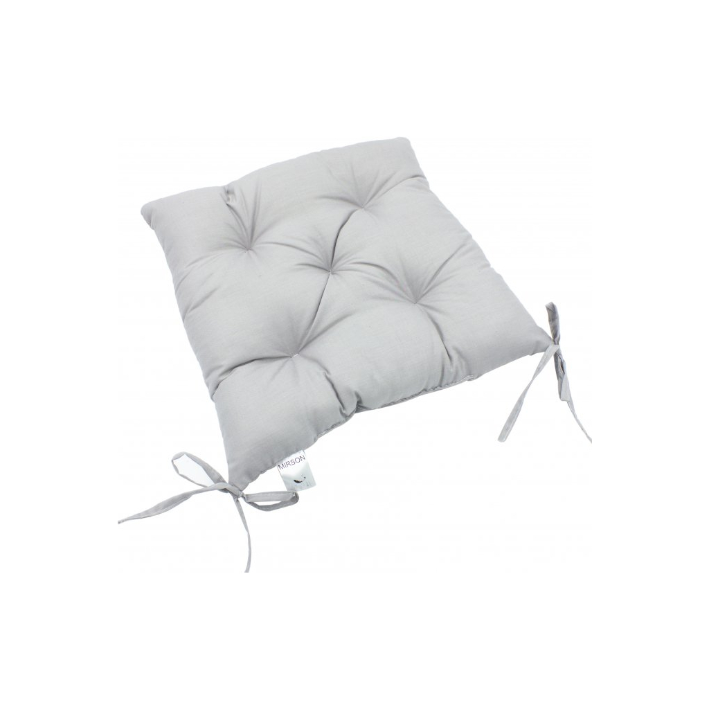 Подушка на стілець MirSon Ranforce Elite 16-5703 Light Gray 40х40 см (2200006185123) - зображення 1