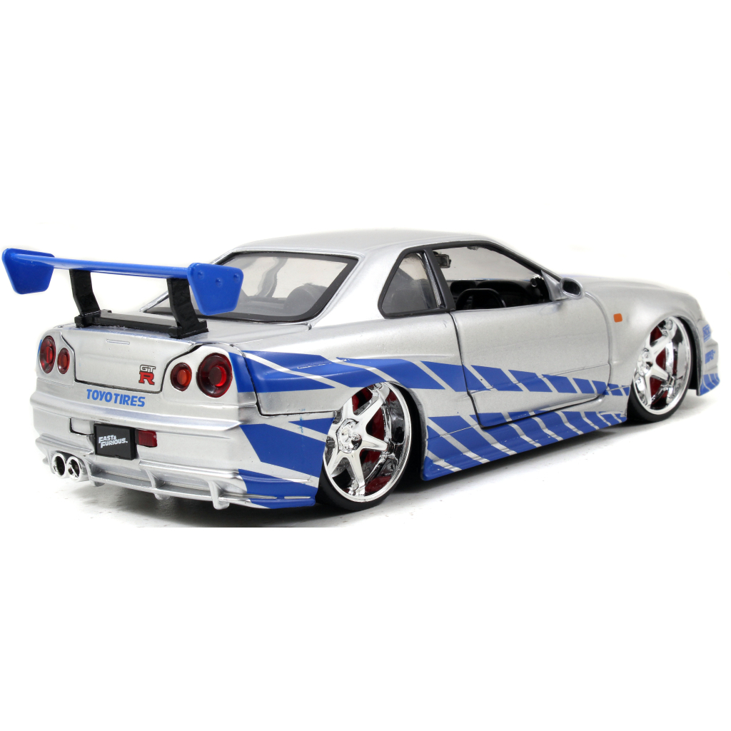 Машина Jada металева Форсаж Ніссан Скайлайн BNR-34 2002 1:24 (253203044) - зображення 5