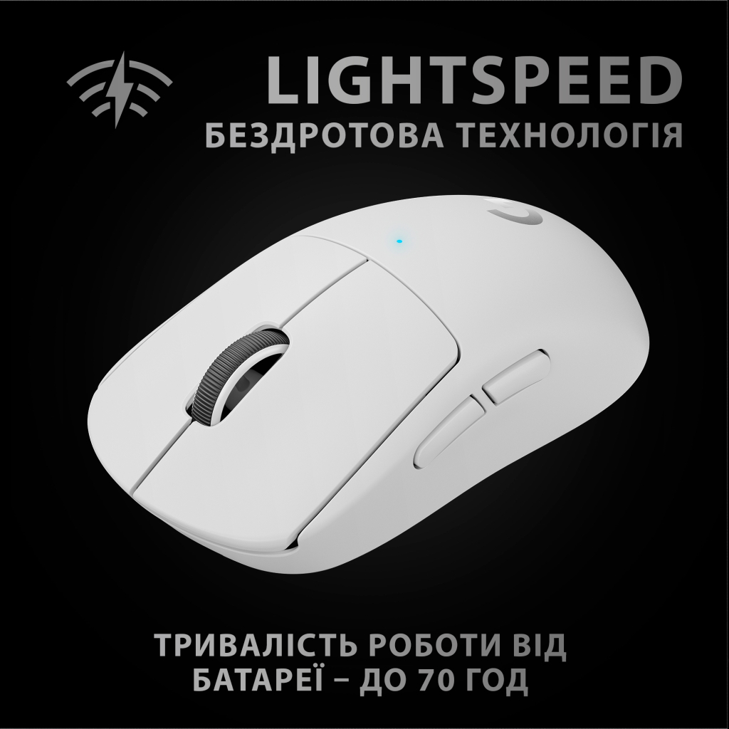 Мишка Logitech G Pro X Superlight Wireless White (910-005942) - зображення 4