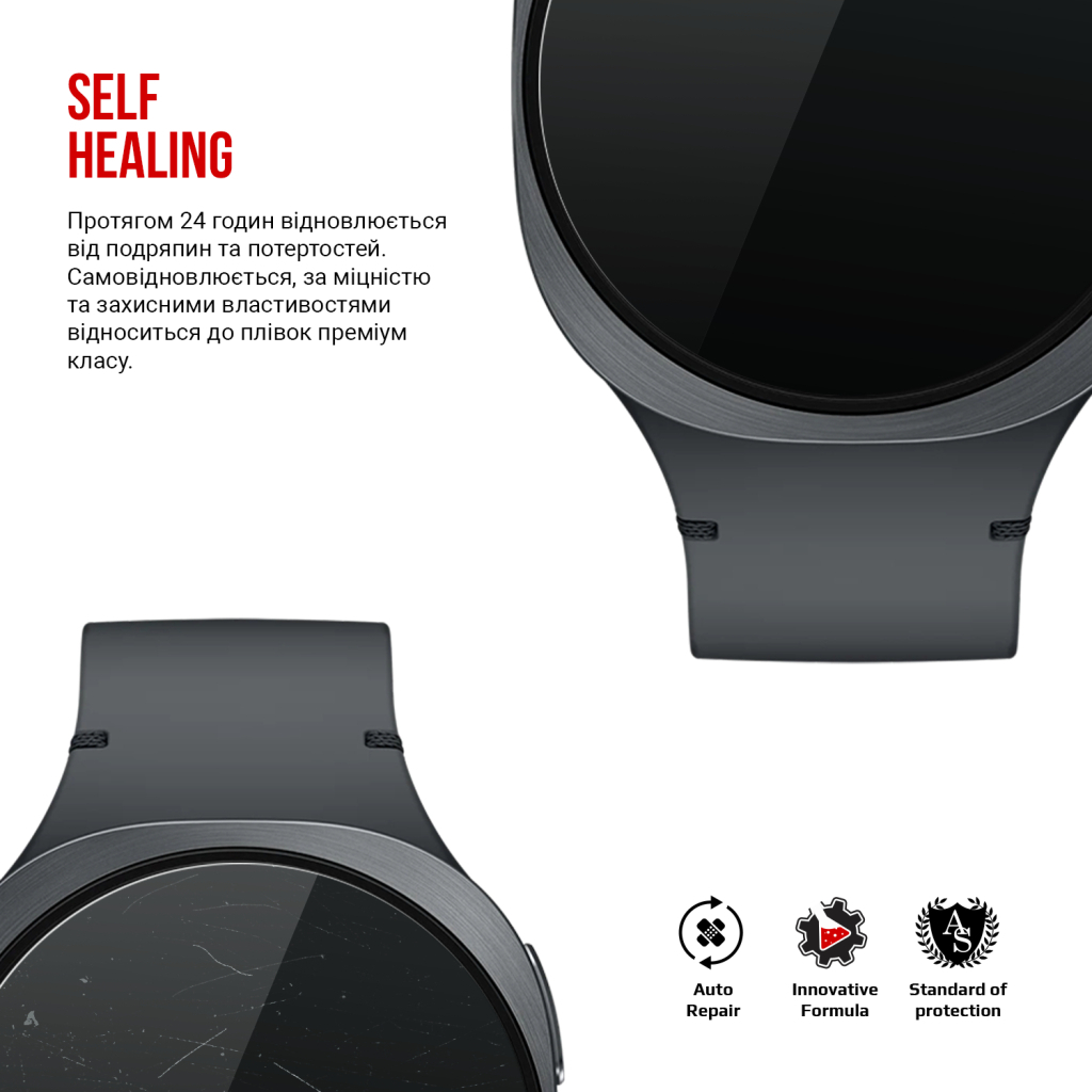 Плівка захисна Armorstandart hydrogel Samsung Galaxy Watch 8 40mm 6 шт. (ARM87436) - зображення 3