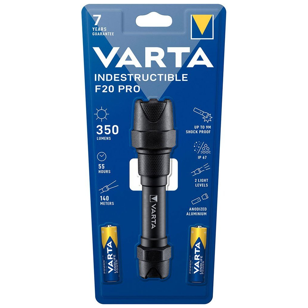 Ліхтар Varta Indestructible F20 Pro 6 Ватт IP67 IK08 (18711101421) - зображення 3