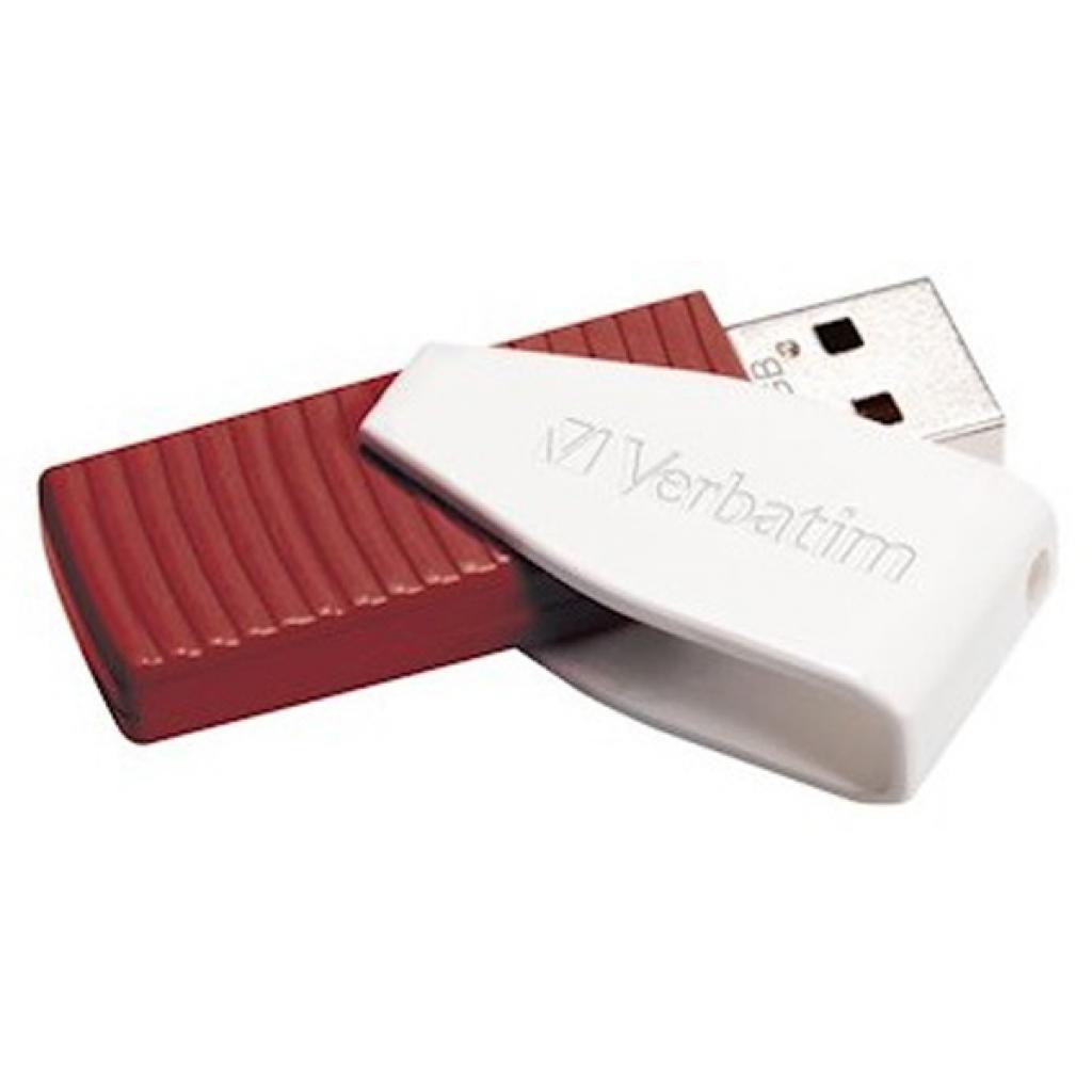 USB флеш накопичувач Verbatim 16GB Store 'n' Go Swivel Red USB 2.0 (049814) - зображення 2