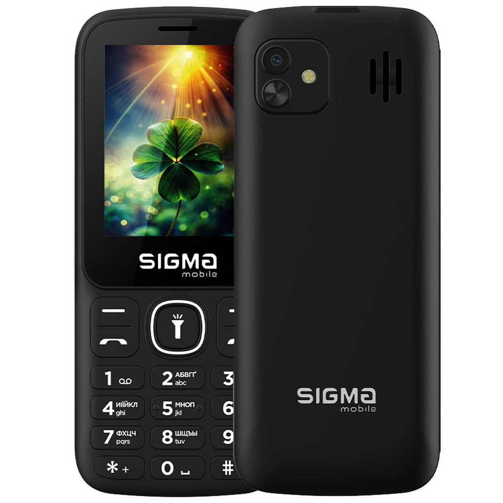 Мобільний телефон Sigma X-style 242 LUCKY Black (4827798792919) - зображення 1