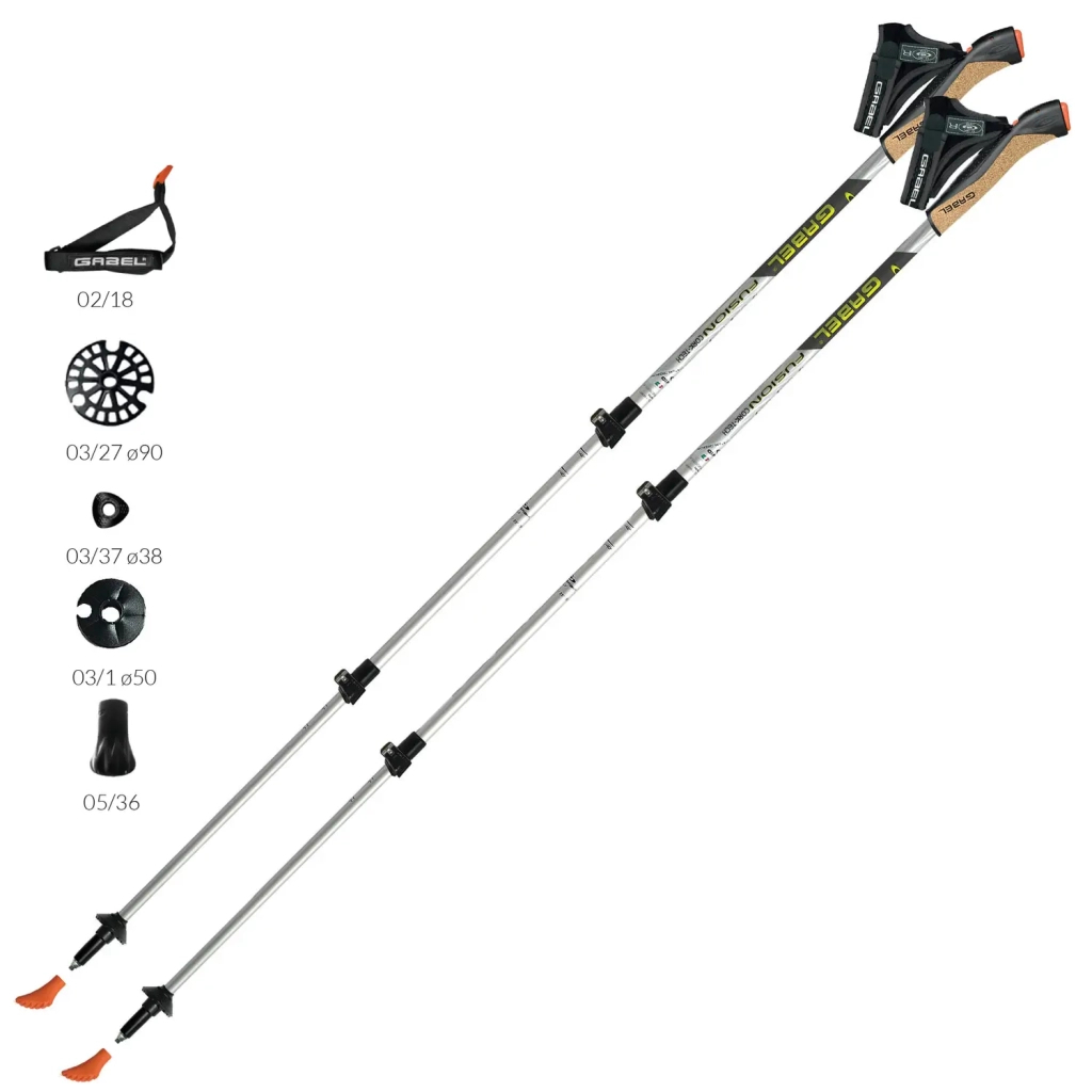 Палиці для скандинавської ходи Gabel Fusion Cork-Tech (7008361510000) - зображення 6