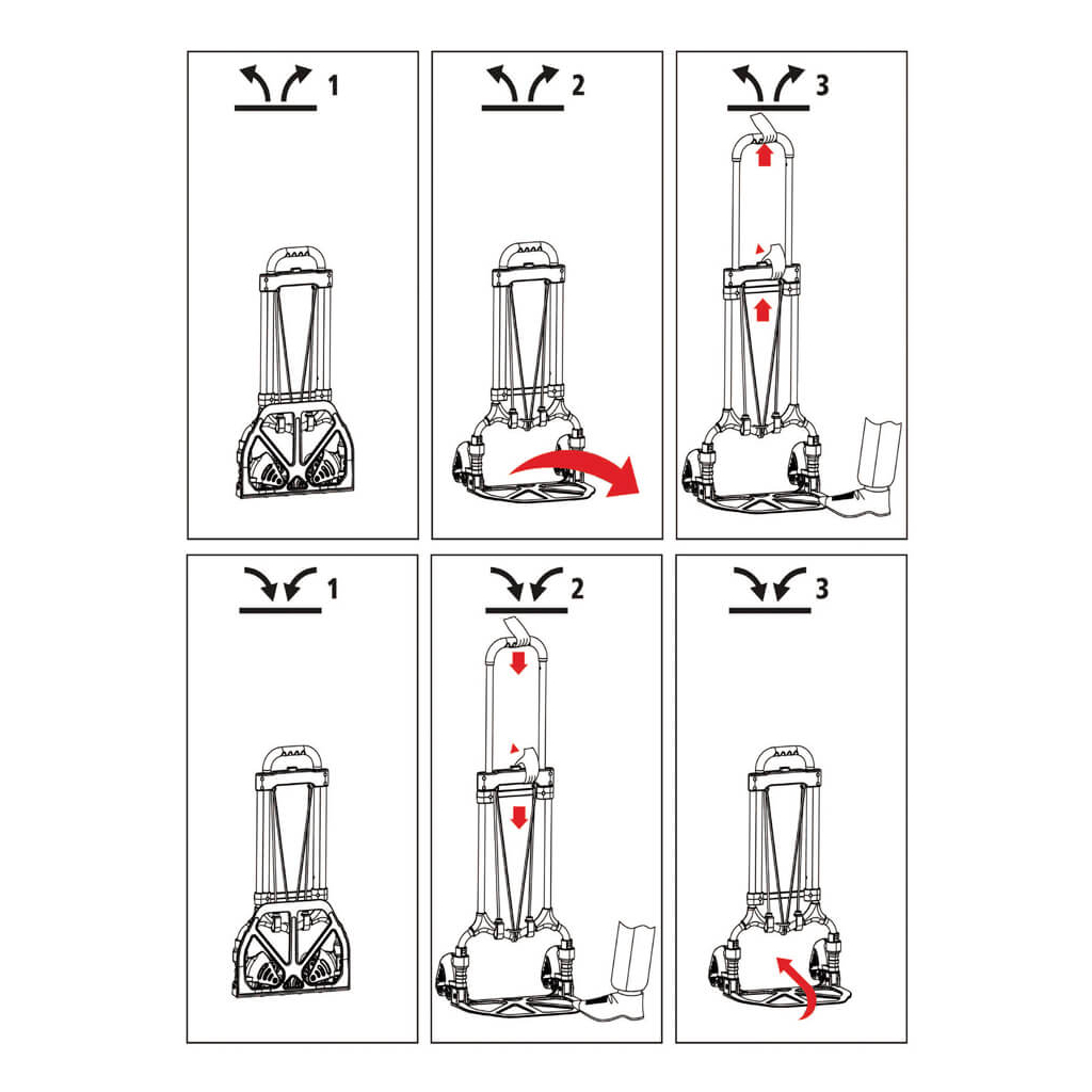 Візок вантажний Stanley універсальний, складаний, платформа 39х29см, до 60кг (SXWT-FT584) - picture 4