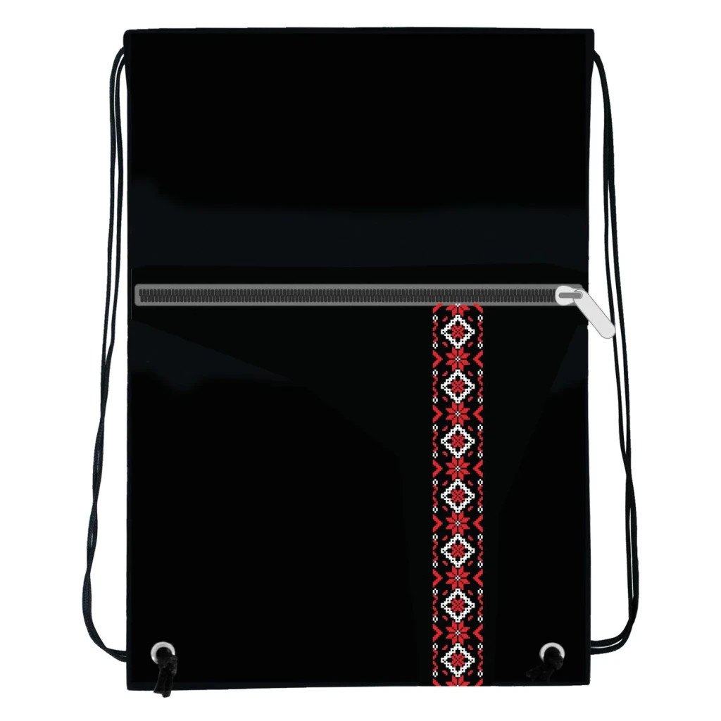 Сумка для взуття Cool For School Vyshyvanka біло-червона (CF85700) - зображення 1