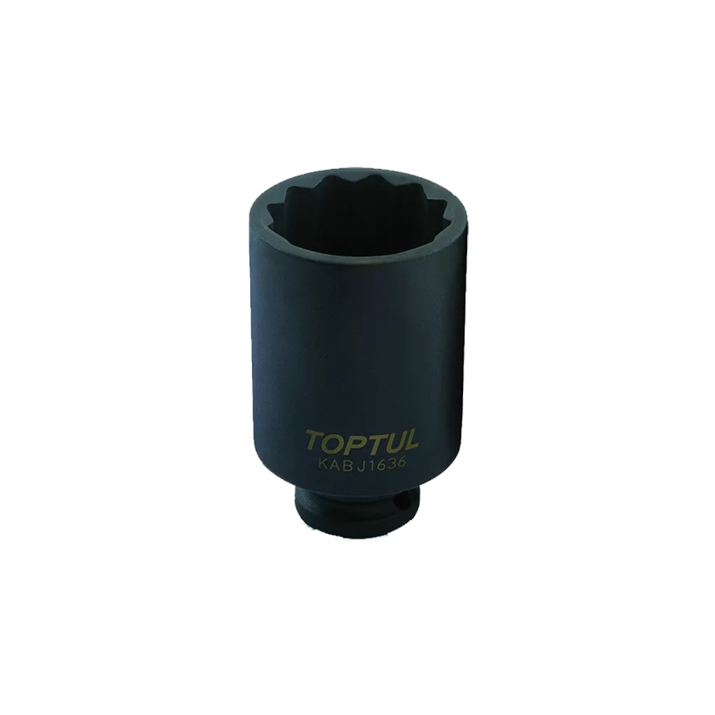 Торцева головка Toptul 12-гранна ударна довга 1/2" 36мм (KABJ1636) - зображення 1