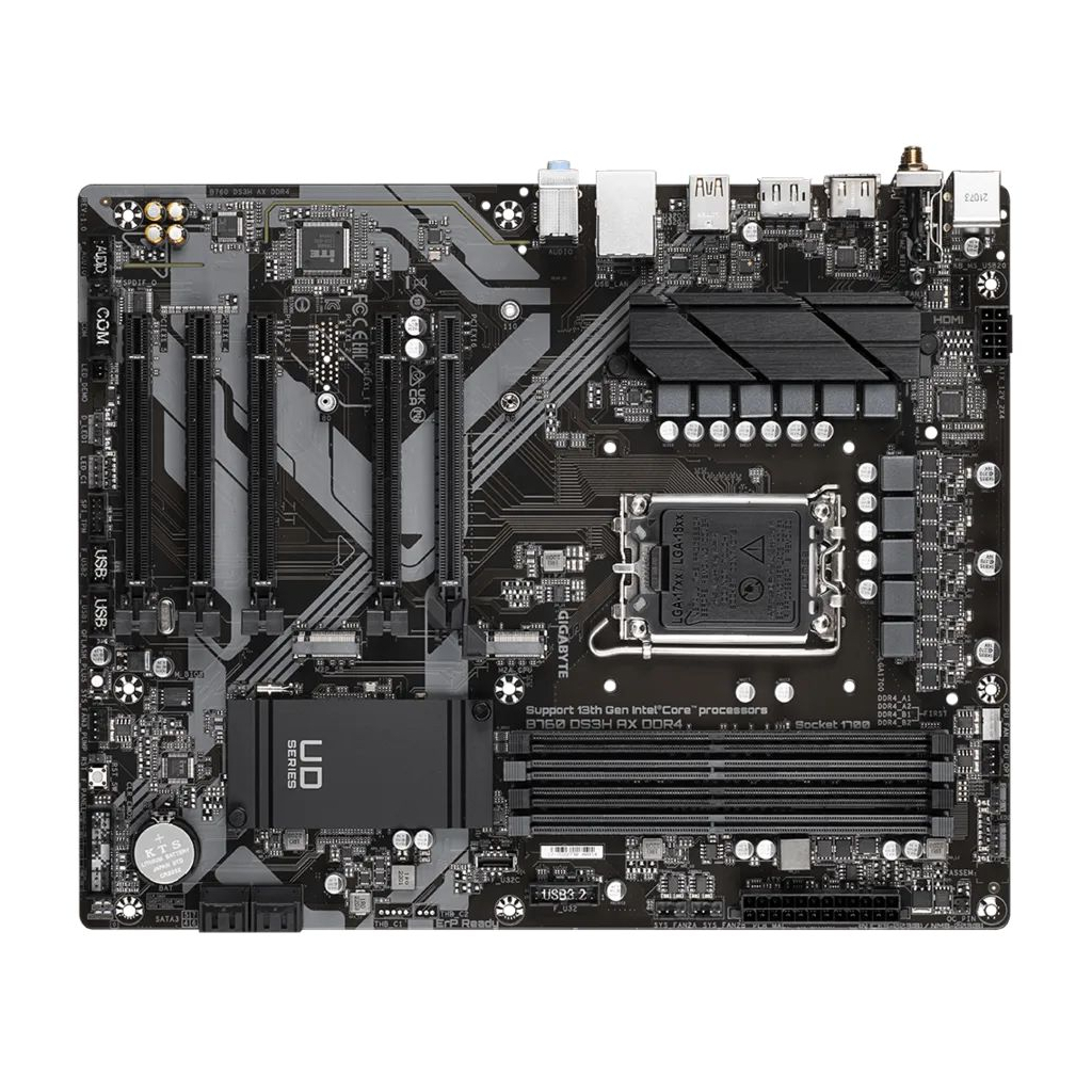 Материнська плата GIGABYTE B760 DS3H AX DDR4 - зображення 5