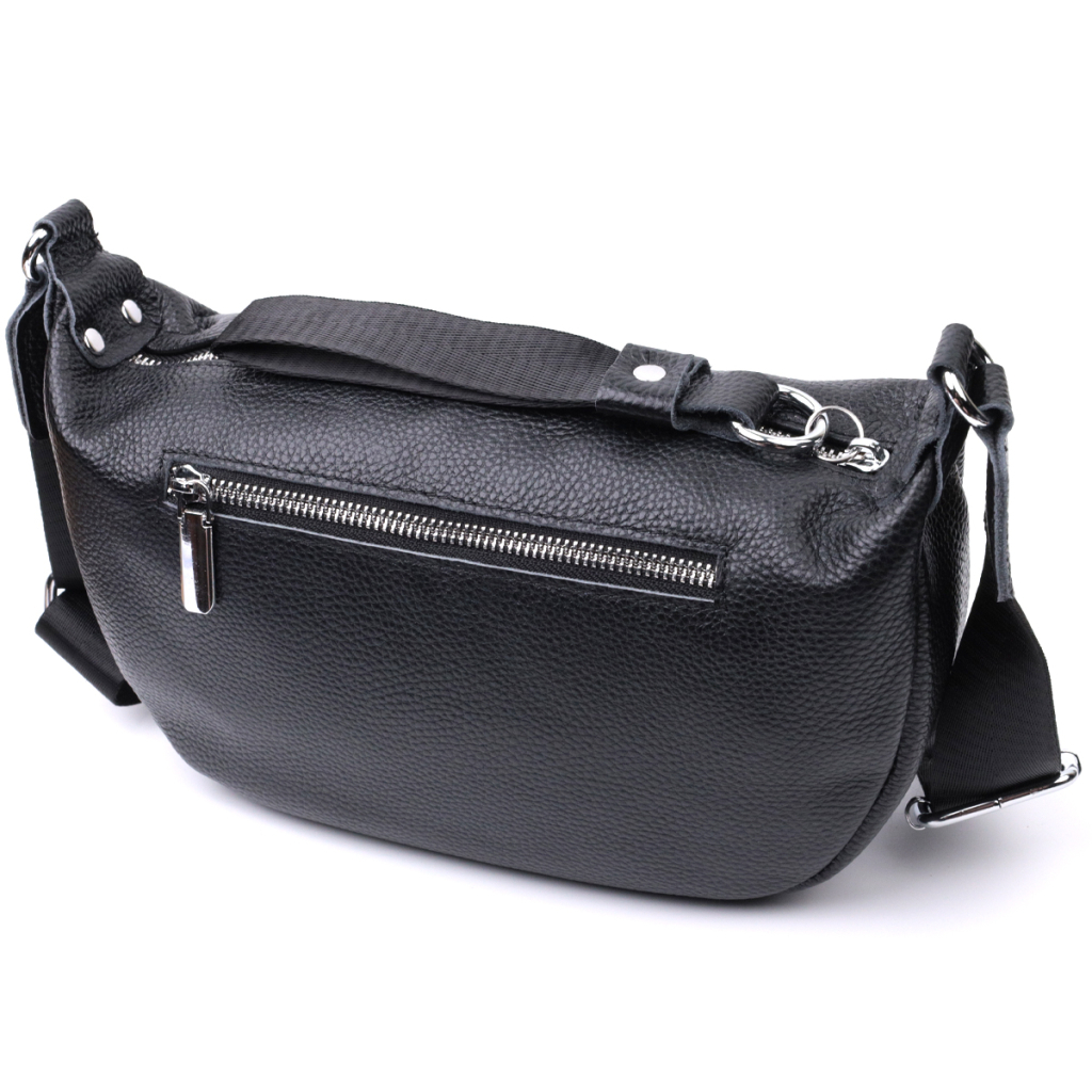 Сумка Vintage З натуральної шкіри Чорна (22615) - зображення 2