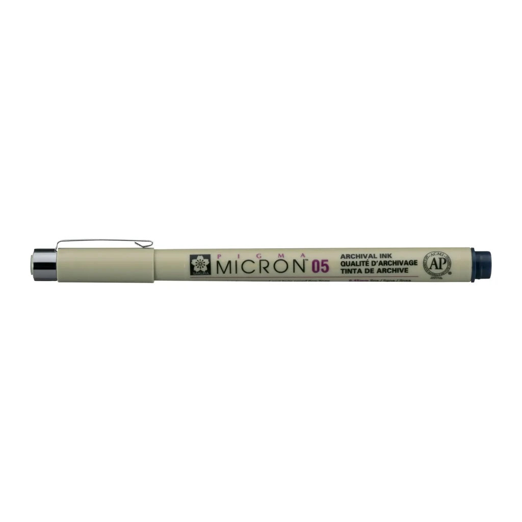 Лайнер Sakura Pigma Micron (0.5) 0,45 мм Синьо-чорний (084511377455) - зображення 1