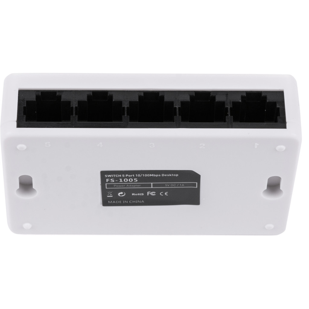 Комутатор мережевий Vinga FS-1005 - зображення 5