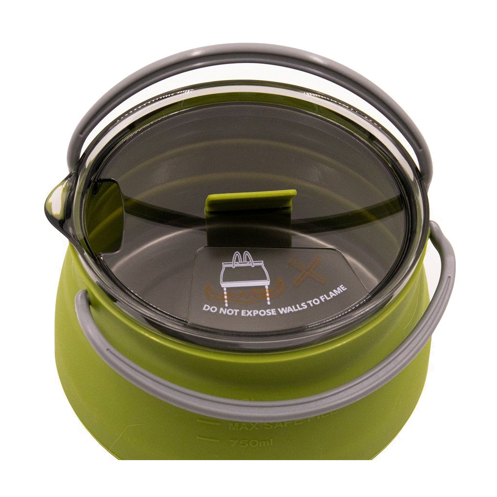 Чайник туристичний Tramp Silicon 1 л Olive (TRC-125-olive) - зображення 4