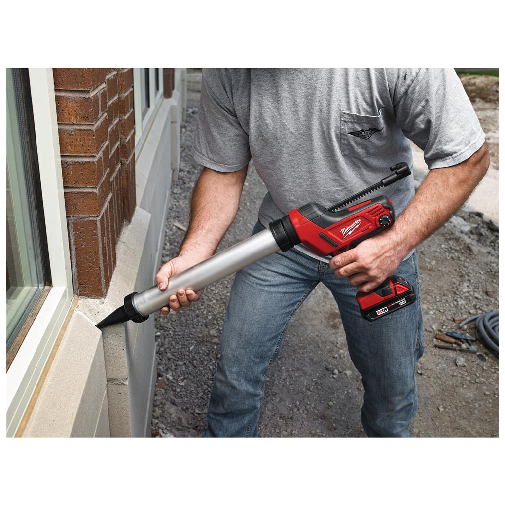 Пістолет для герметика Milwaukee C18 PCG/600A-0B, 600мл, сумка (без АКБ та ЗП) (4933459638) - изображение 3