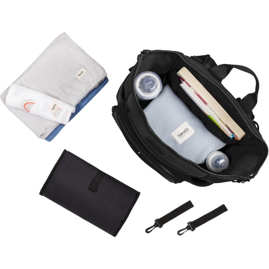 Сумка для мами Lionelo Cube Black (LO-CUBE BLACK) - изображение 8