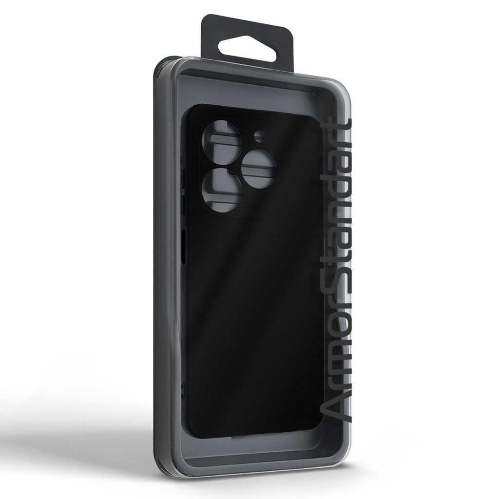 Чохол до мобільного телефона Armorstandart Matte Slim Fit Tecno Spark 20C (BG7n) Camera cover Black (ARM73575) - зображення 5