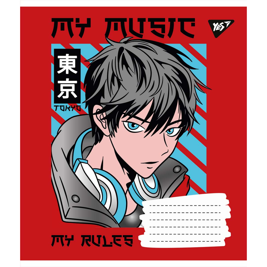 Зошит Yes А5 Anime 36 аркушів, клітинка (766408) - зображення 5