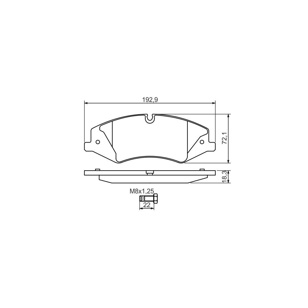 Гальмівні колодки Bosch 0 986 494 408 - зображення 7