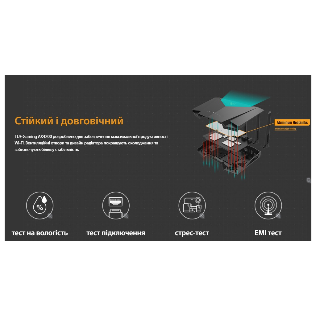 Маршрутизатор ASUS TUF-AX4200 (90IG07Q0-MO3100) - изображение 10