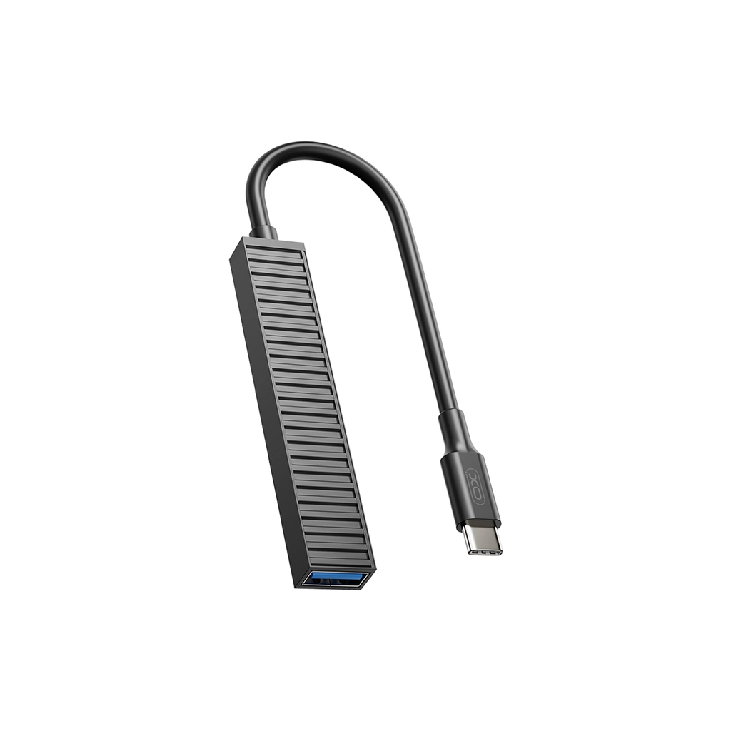 Концентратор XO USB-C 4-in-1 порти XO HUB014B.black (HUB014B.black) - зображення 2