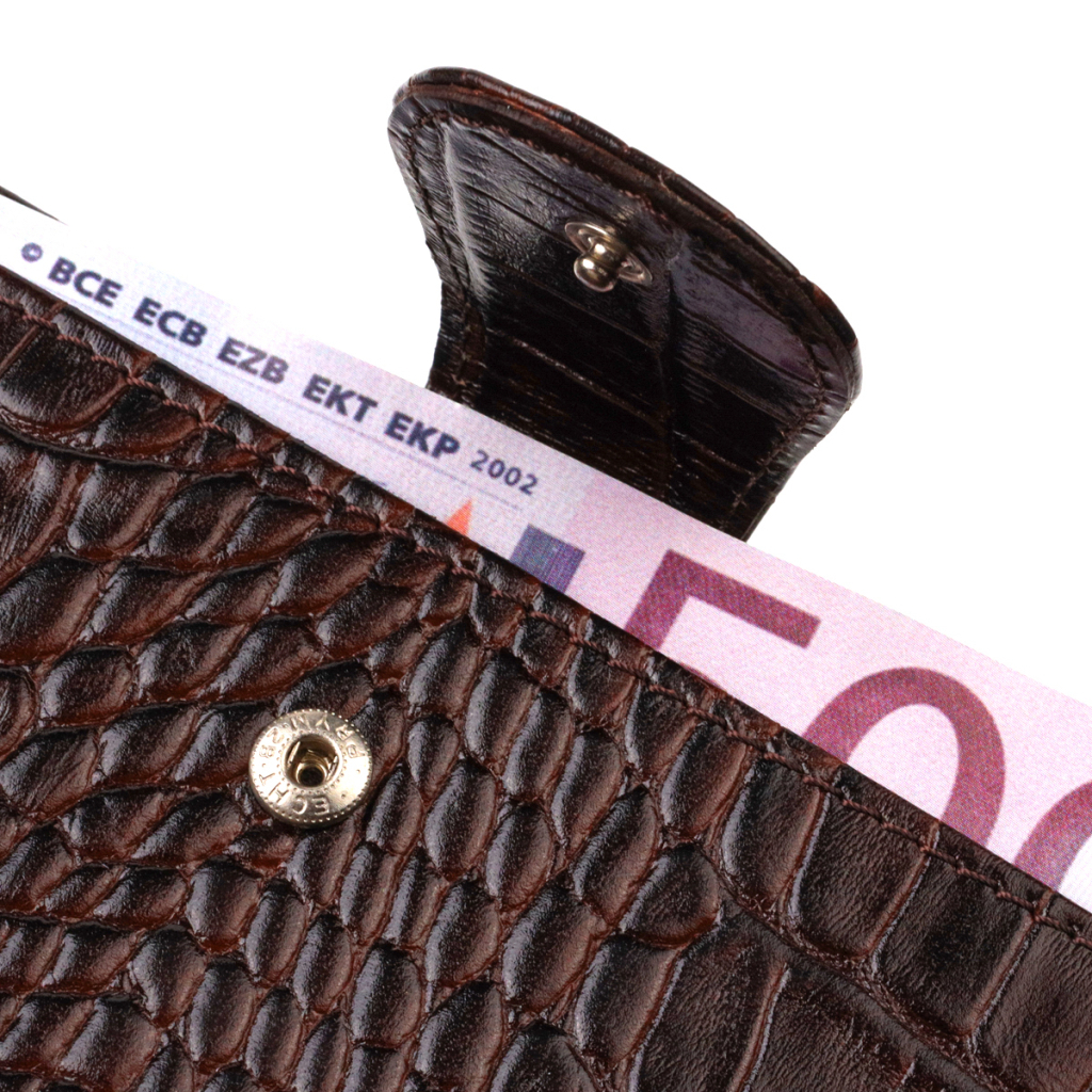 Гаманець Canpellini З натуральної шкіри Коричневий (21917) - зображення 5