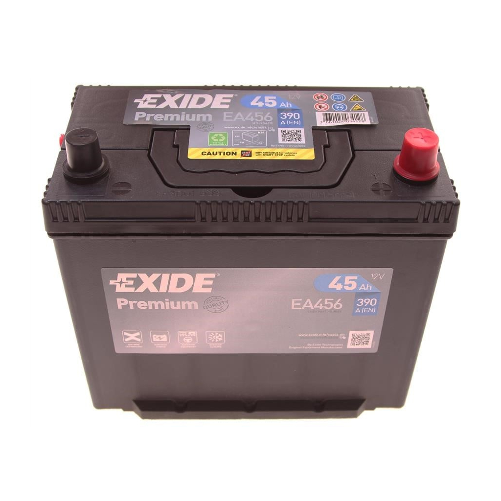 Акумулятор автомобільний EXIDE PREMIUM 45A (EA456) - зображення 1