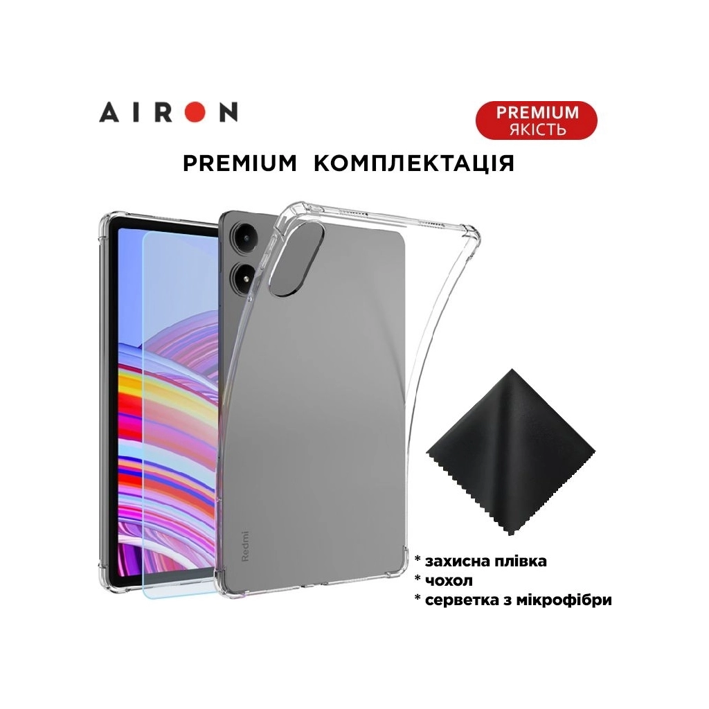 Чохол до планшета AirOn EVA Xiaomi Redmi Pad Pro / Xiaomi Poco Pad 12.1" transparent (4822352781141) - зображення 7