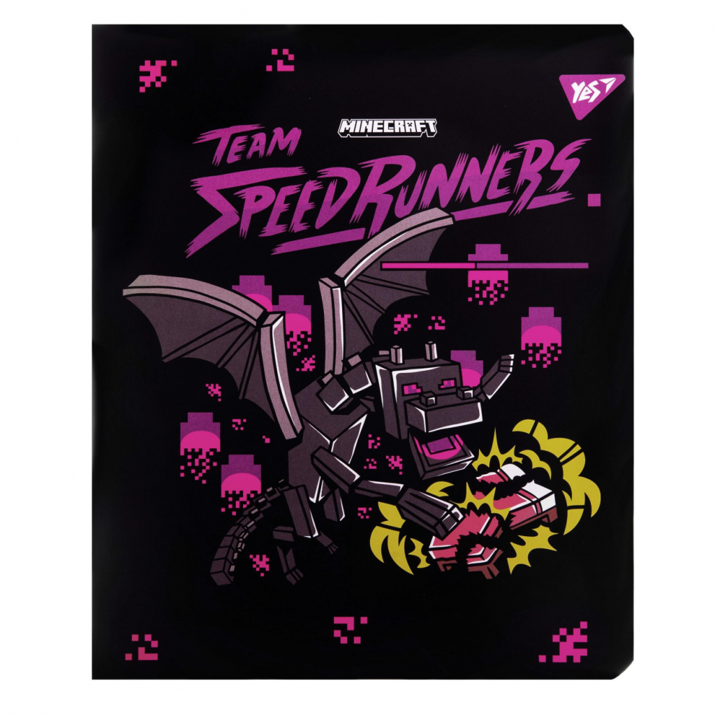 Зошит Yes Minecraft. Team 18 аркушів клітинка (767522) - зображення 2