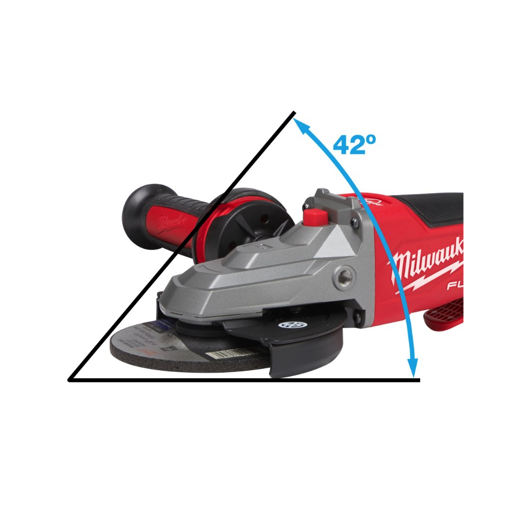 Шліфувальна машина Milwaukee M18 FSAGF125XPDB-0X, 125 мм, з плоским редуктором, HD кейс (без АКБ та ЗП) (4933478439) - изображение 4