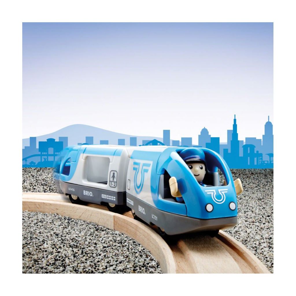 Залізниця Brio Пасажирський потяг на батарейках (33506) - зображення 4