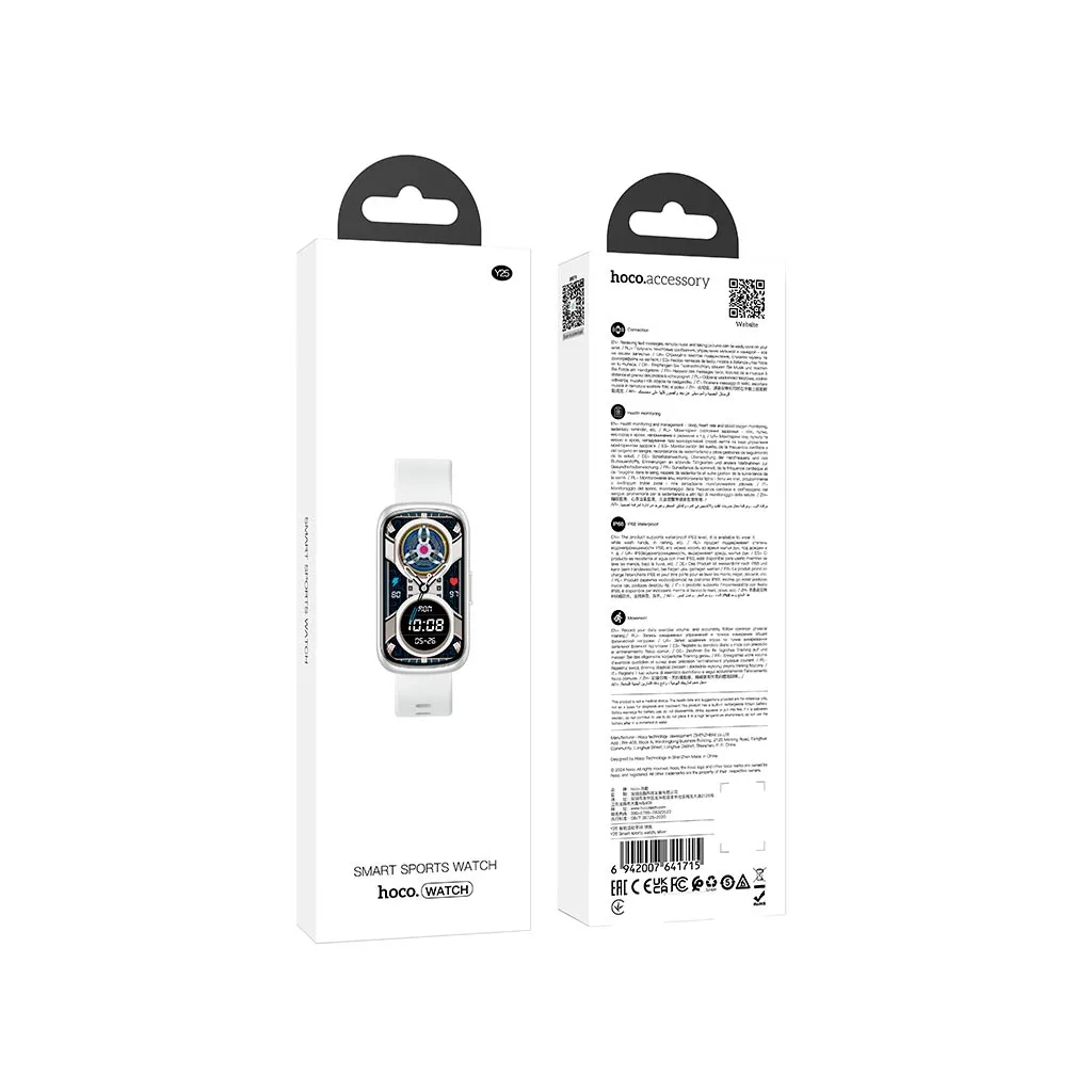 Смарт-годинник HOCO Y25 Smart sports watch Silver (6942007641715) - зображення 3