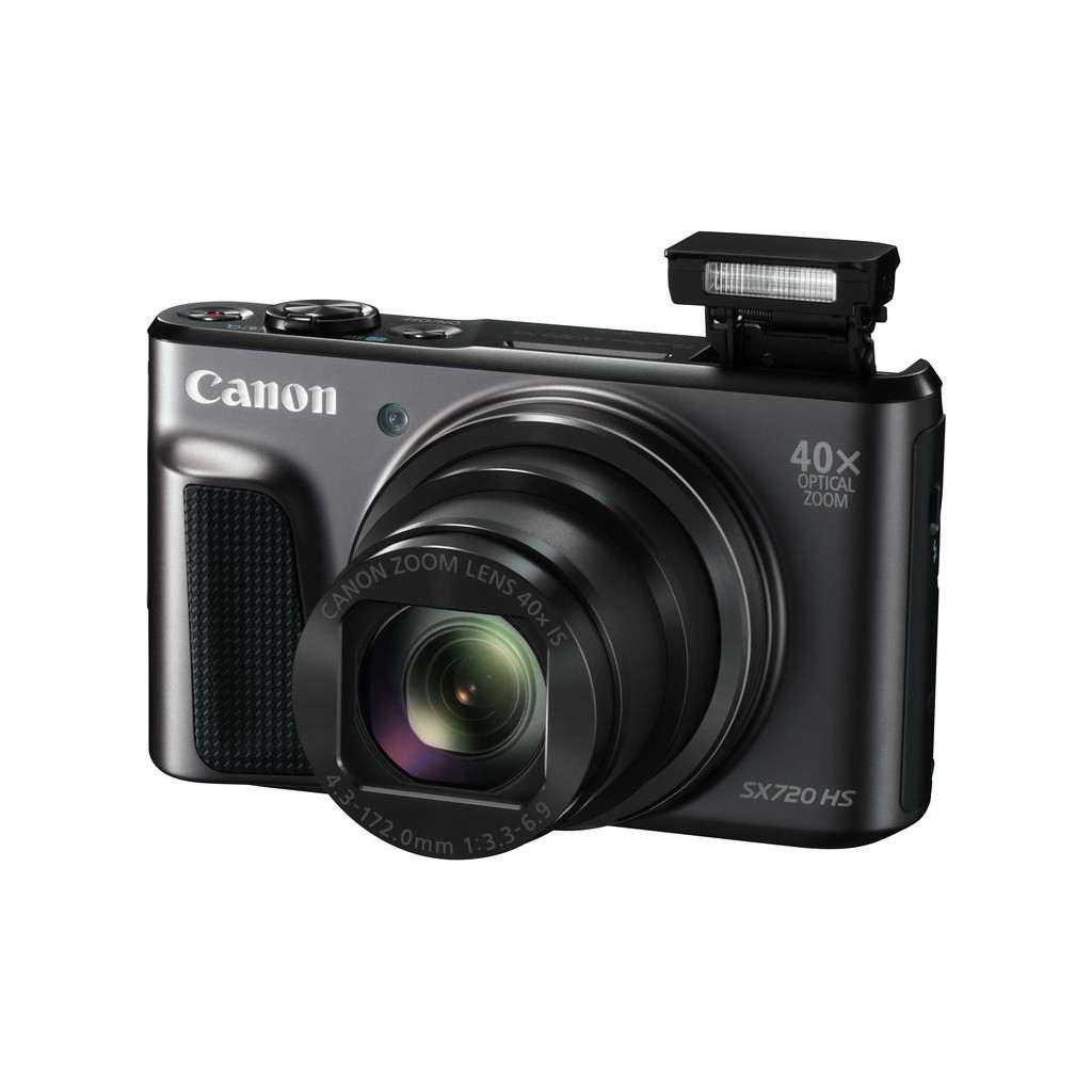 Цифровий фотоапарат Canon PowerShot SX720HS Black (1070C015AA) - зображення 5