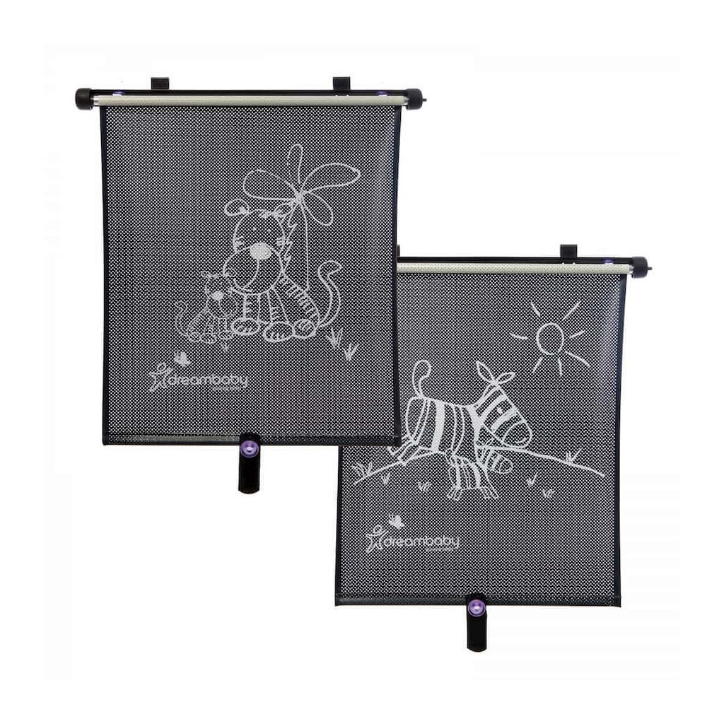 Сонцезахисний екран в автомобіль DreamBaby Zebra+Tiger (G238) - зображення 1