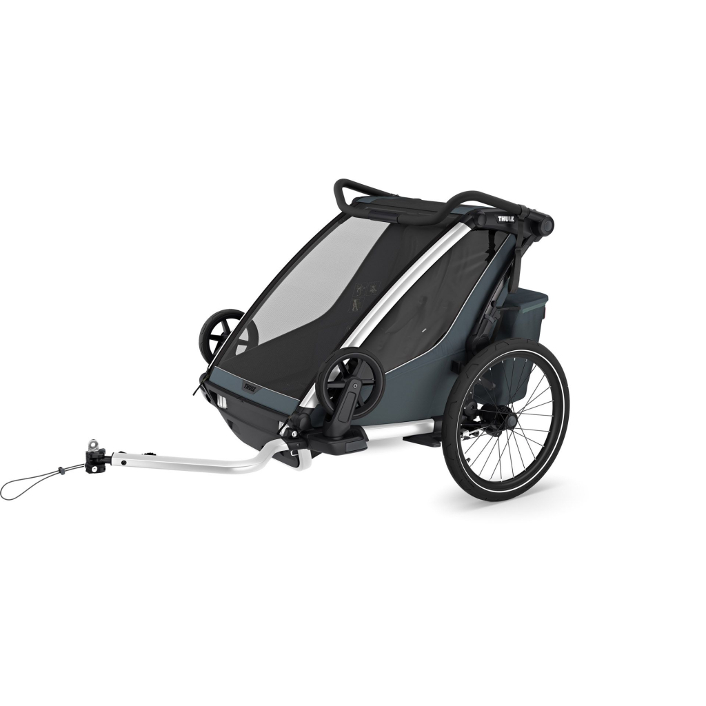 Коляска Thule Chariot Cross 2 Double (Dark Slate) (TH 10201035) - зображення 1