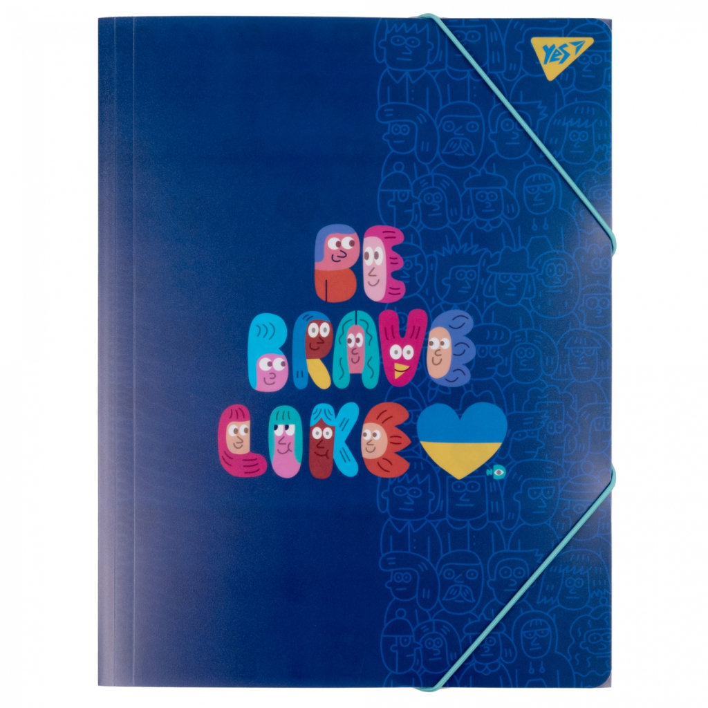 Папка на резинках Yes A4 Stand with Ukraine (492158) - зображення 1