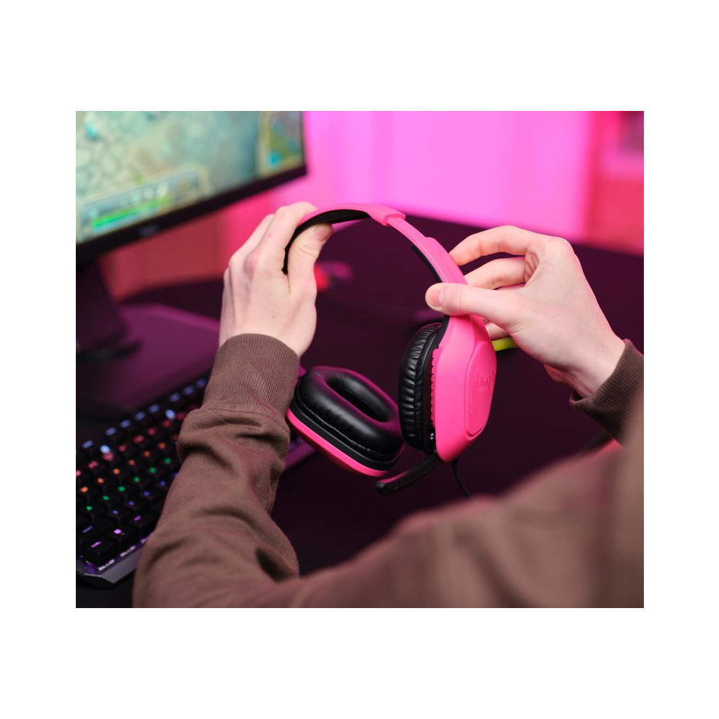 Навушники Trust GXT 415 Zirox 3.5мм Pink (24992) - зображення 11