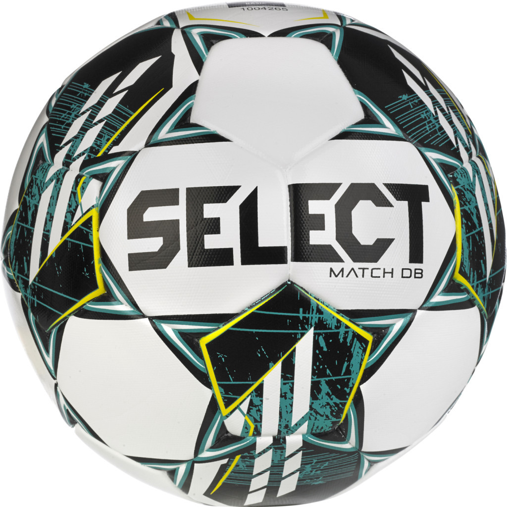 М'яч футбольний Select Match DB FIFA v23 біло-зелений Уні 5 (5703543315338) - зображення 1