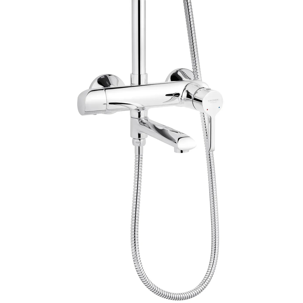Душовий гарнітур Kroner Essen-C063 + змішувач Essen-C010 (CVS30215) - picture 5