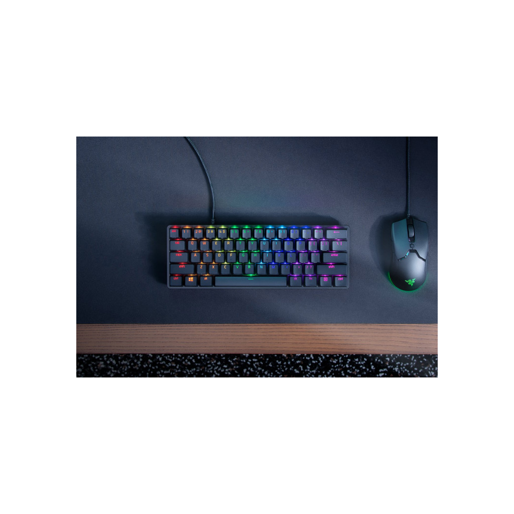 Клавіатура Razer Huntsman Mini Purple Switch RU USB (RZ03-03391500-R3R1) - зображення 5