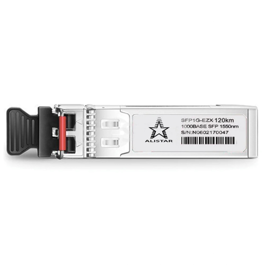 Модуль SFP Alistar 1000BASE-BX 1SM WDM LC 120KM TX1550/RX1490nm DDM (SFP-1G-BX-D-L120) - зображення 2