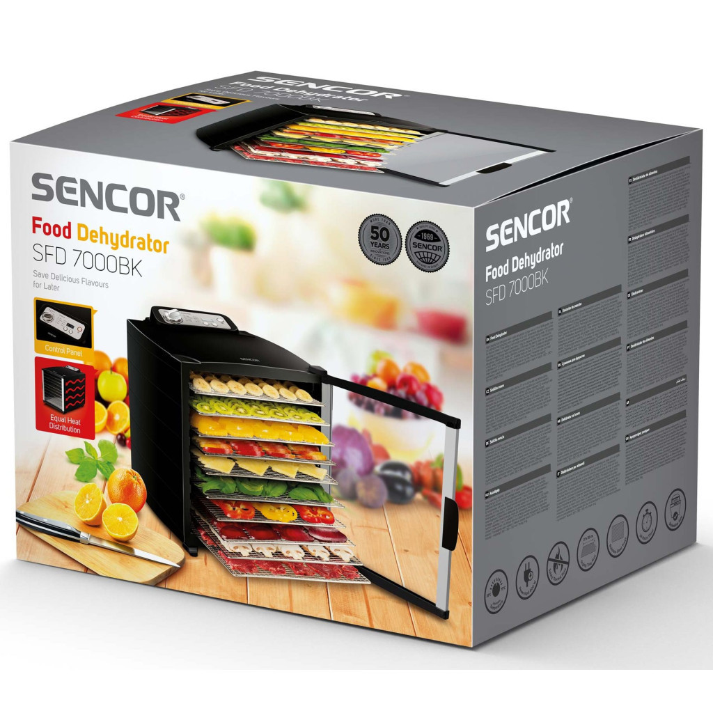 Сушка для овочів та фруктів Sencor SFD 7000BK - зображення 12