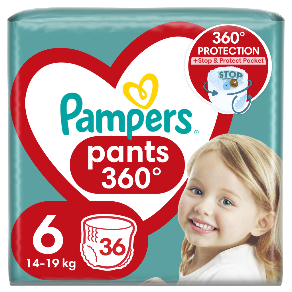 Підгузки Pampers трусики Pants Giant Розмір 6 (15+ кг) 36 шт. (8006540069028) - зображення 1