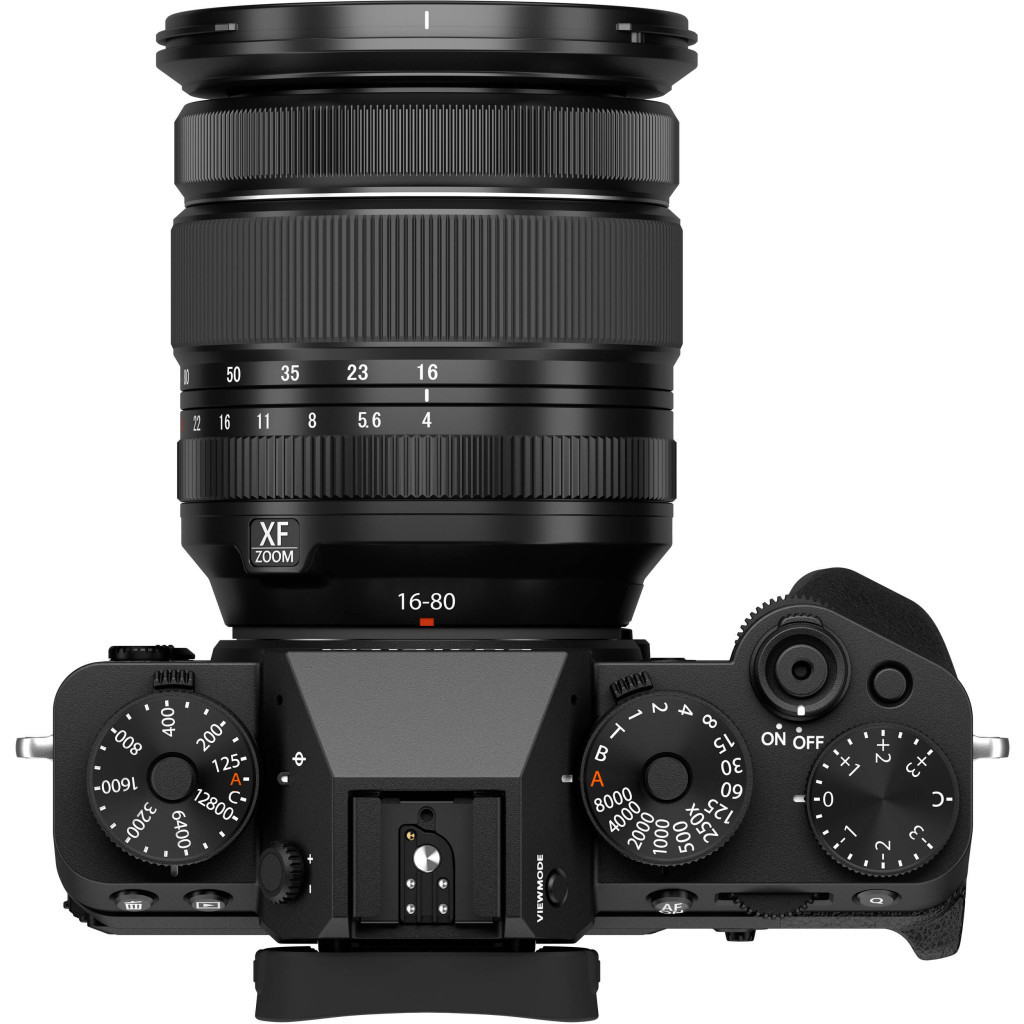 Цифровий фотоапарат Fujifilm X-T5 + XF 16-80 F4 Kit Black (16782571) - зображення 7
