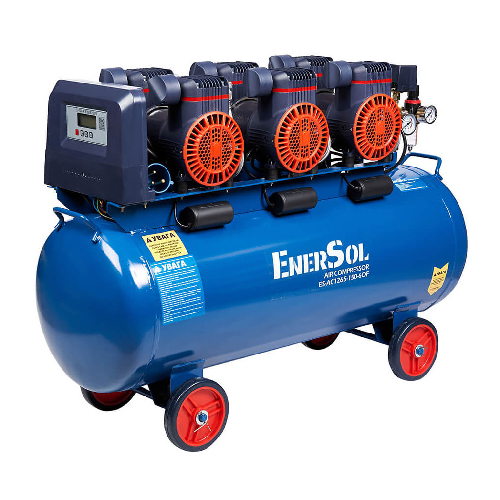 Компресор Enersol безоійний, 1265 л/хв, 5.04 кВт (ES-AC1265-150-6OF) - изображение 2