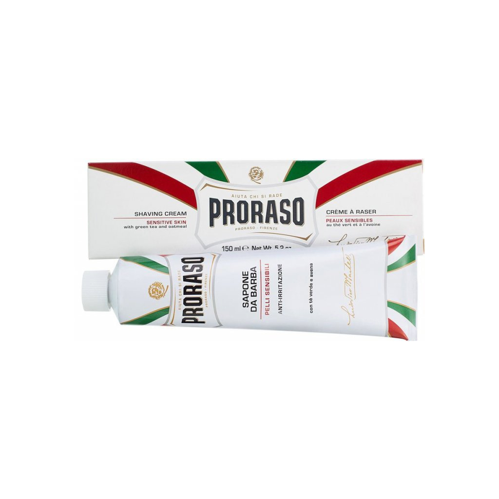 Крем для гоління Proraso з екстрактом зеленого чаю та вівса 150 мл (8004395001231) - зображення 1