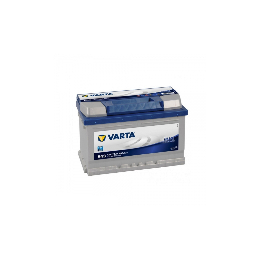 Акумулятор автомобільний Varta Blue Dynamic 72Аh (-/+) (572409068) - зображення 1