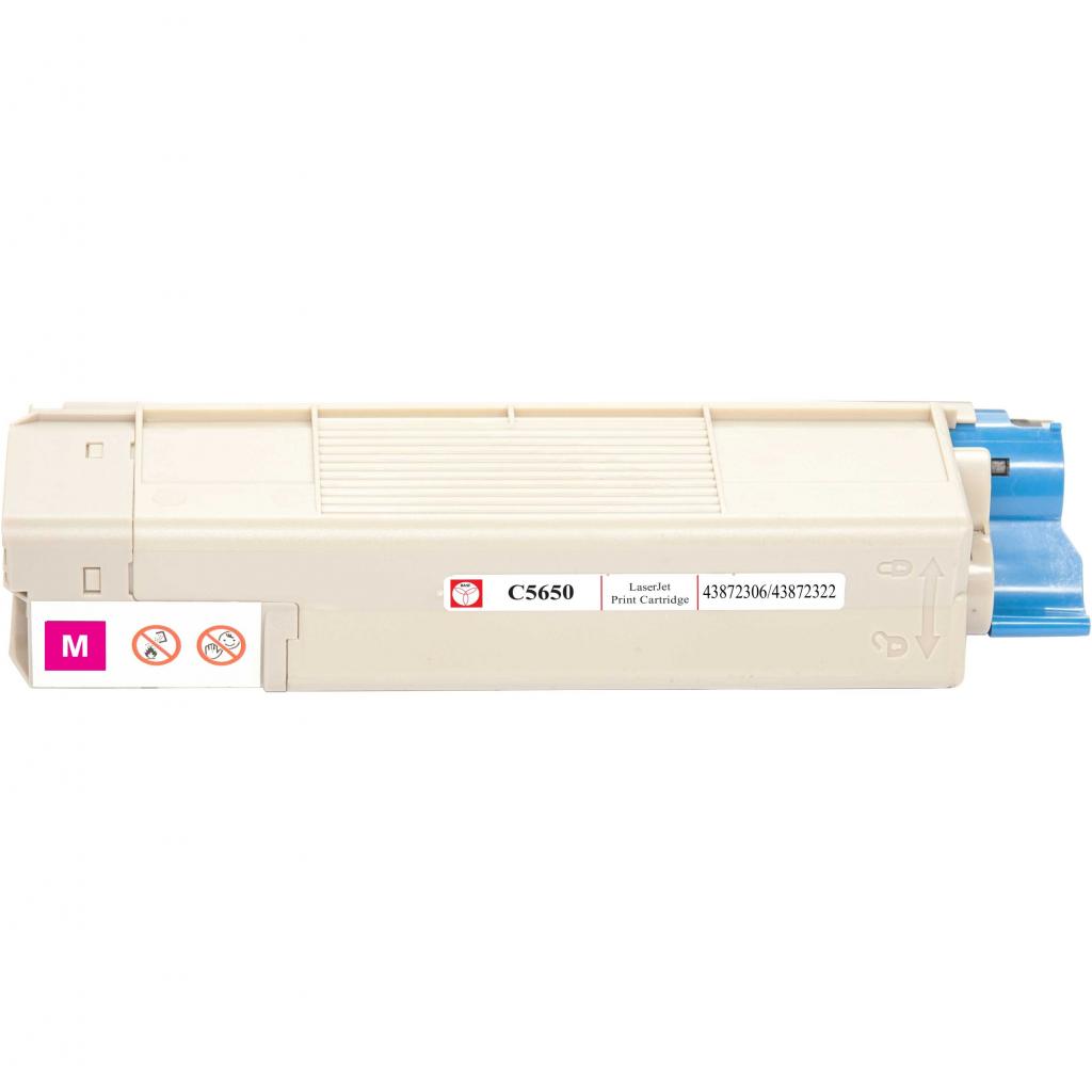 Тонер-картридж BASF OKI C5650/5750 Magenta 43872306/43872322 (KT-C5650M) - зображення 2
