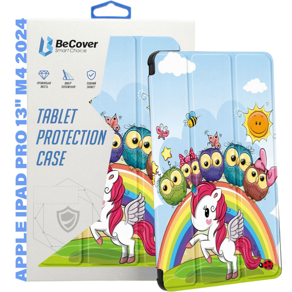 Чохол до планшета BeCover Smart Case Apple iPad Pro 13" M4 2024 Friends Unicorn (711650) - зображення 1