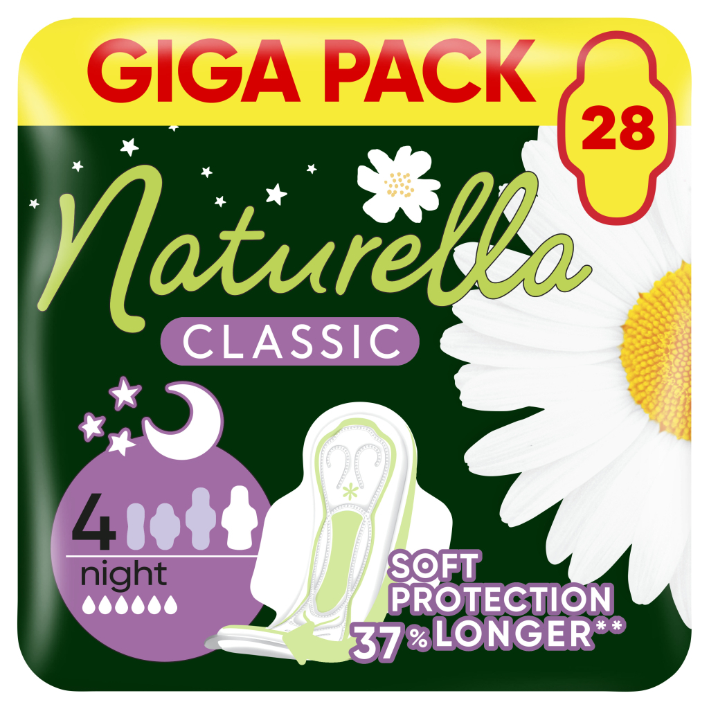 Гігієнічні прокладки Naturella Classic Night 28 шт. (8700216819305) - зображення 1