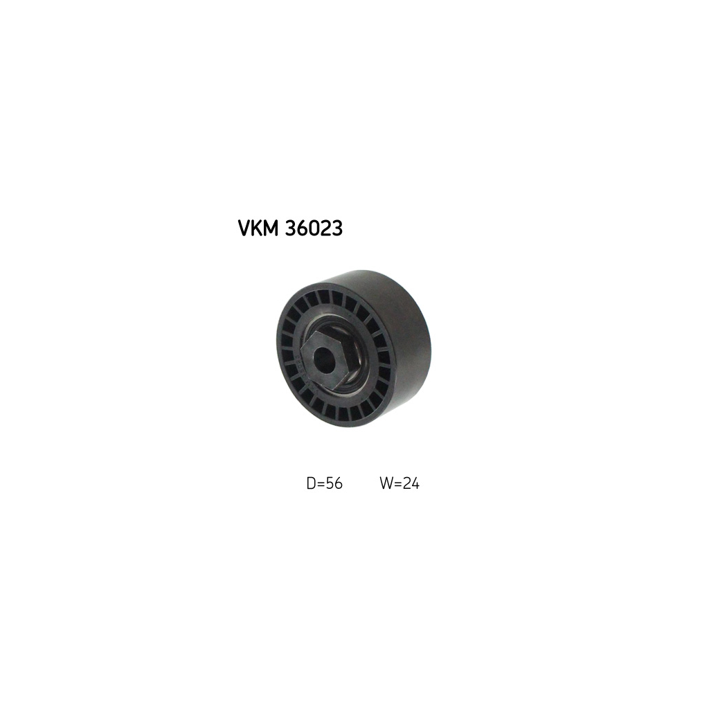 Ролик натягувача ременя SKF VKM 36023 - зображення 1