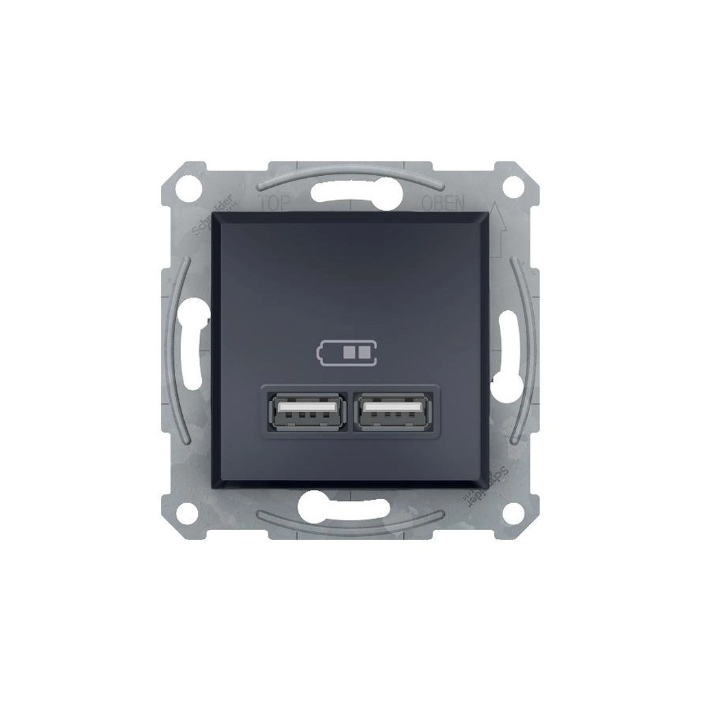 USB розетка Schneider Electric ASFORA USB 2,1A (EPH2700271) - зображення 1